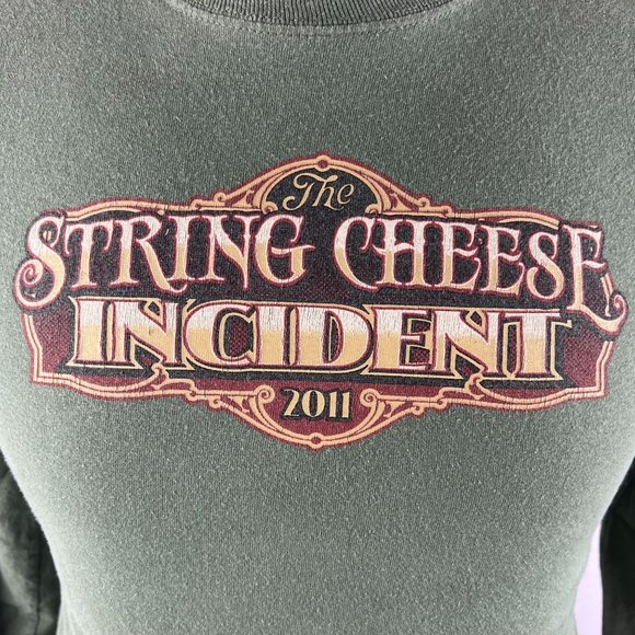 The String Cheese Incident 2011 Roots Run Deep Fall Concert Tour LS Shirt - Picture 2 of 5